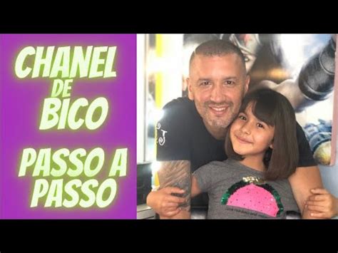 Corte Chanel de bico em criança! Passo a passo! Como será